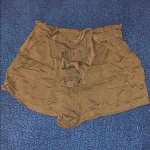 Hunter green shorts